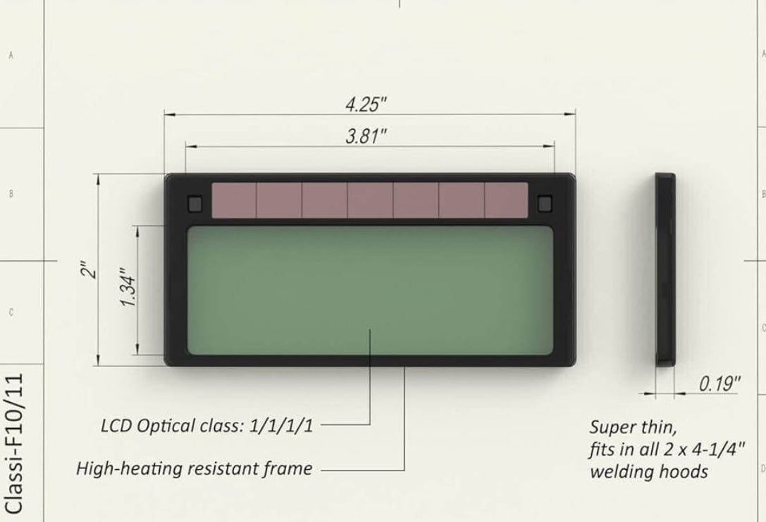 Auto Darkening Lens